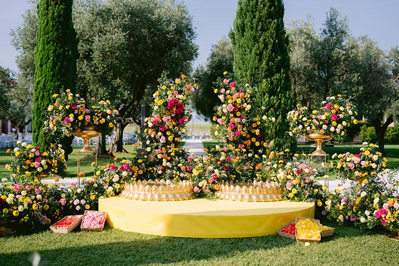 authentic Indian wedding in italy